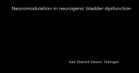 Neuromodulation in neurogenic bladder dysfunction